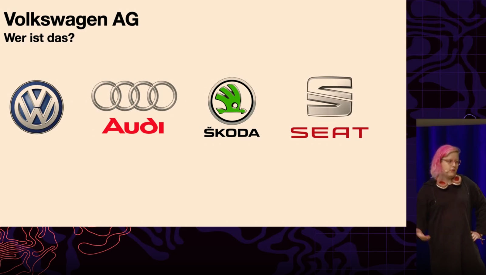 Michael Kreil presents at 38c3 conference