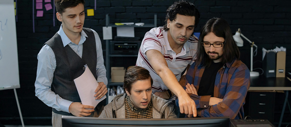 an IT team works together, illustrating the concept of incident preparedness